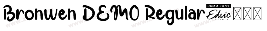 Bronwen DEMO Regular字体转换